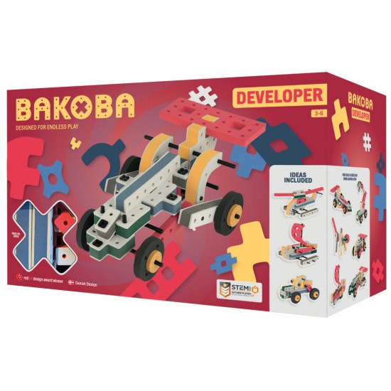 Kit constructie STEM Developer Bakoba 49 piese