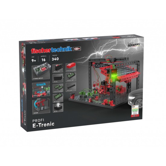 Kit STEM E-Tronic, Fischertechnik, 340 piese Kit STEM E-Tronic, Fischertechnik, 340 piese
