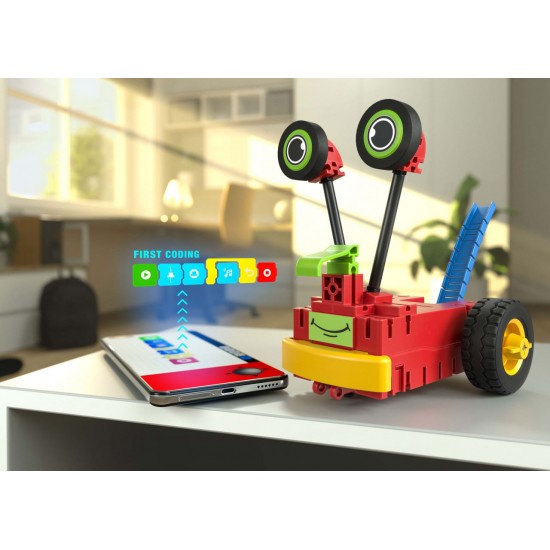 Kit constructie STEM Introducere in programarea robotilor 33 piese Fischertechnik