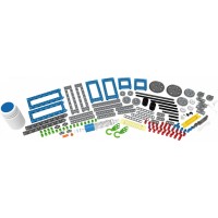 Kit STEM - Inginerie mecanica, 132 piese