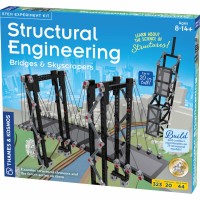Kit constructie STEM Inginerie structurala 323 piese