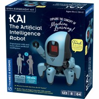 Kit constructie STEM KAI Robotul cu inteligenta artificiala Thames & Kosmos 123 piese