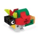 Kit constructie STEM, Mersul pe plan inclinat, Gigo Toys, 70 piese Kit constructie STEM, Mersul pe plan inclinat, Gigo Toys, 70 piese