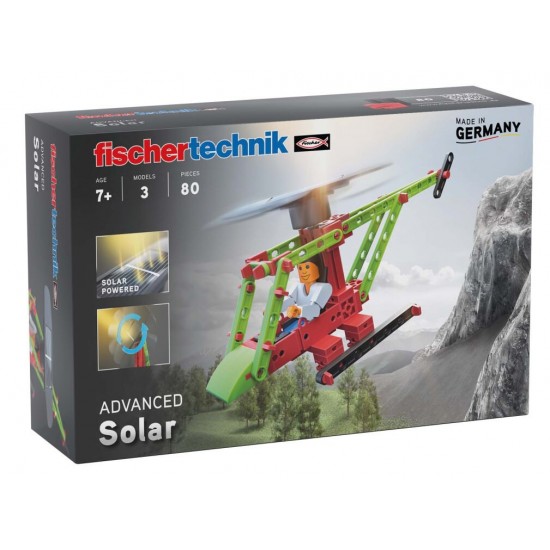 Kit STEM Solar, Fischertechnik, 80 piese