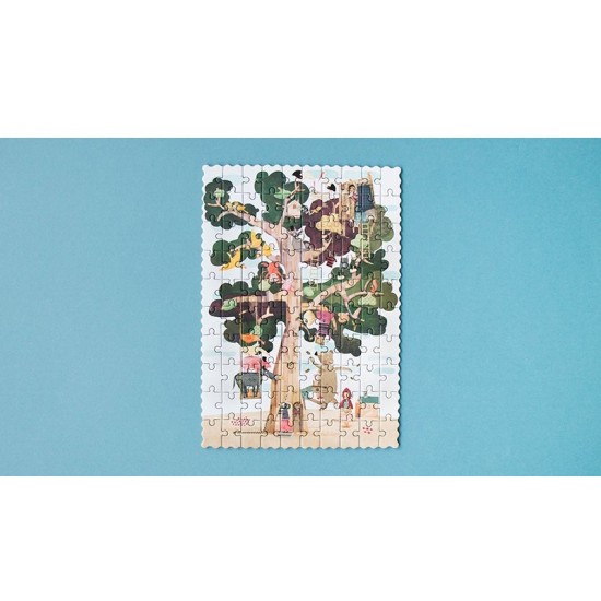 Micro Puzzle Londji 100 piese - Copacul anotimpurilor