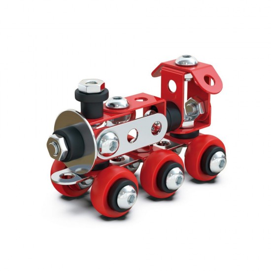 Mini Kit STEM Locomotiva cu aburi 77 piese