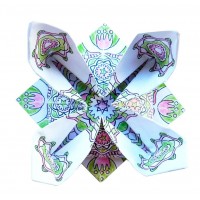Origami Fridolin - Mandala de colorat