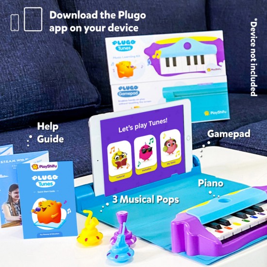 Joc educativ STEM PlayShifu Plugo Tunes - Note muzicale