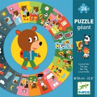 Puzzle circular Djeco Ziua