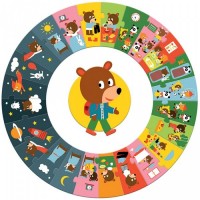 Puzzle circular Djeco Ziua