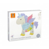 Puzzle din lemn unicorn Orange Tree Toys 11 piese