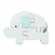 Puzzle elefant din lemn Orange Tree Toys 4 piese