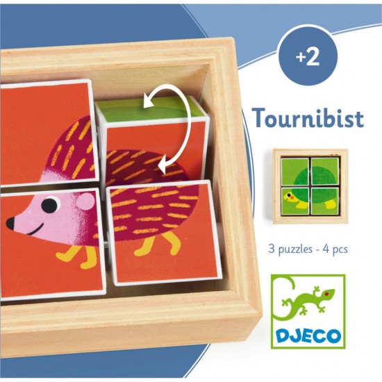 Puzzle forme rotative Tournibist Djeco