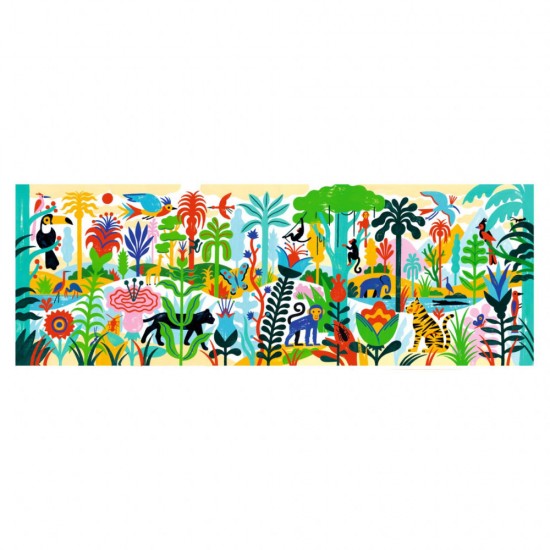 Puzzle galerie 100 piese Jungla Djeco