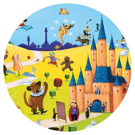 Puzzle observatie 54 piese Djeco - Povesti renumite Puzzle observatie 54 piese Djeco - Povesti renumite