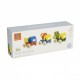 Set 3 camioane din lemn Orange Tree Toys