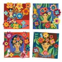 Set creativ Inspired by Frida Kahlo Djeco