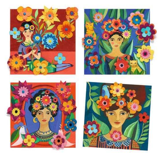 Set creativ Inspired by Frida Kahlo Djeco