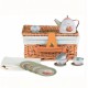 Set de ceai pentru copii in cos picnic Padurea Egmont Toys