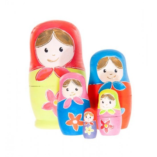 Set de pictat papusi Matrioshka