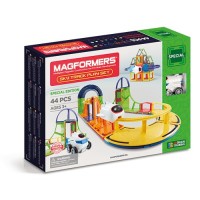 Set magnetic de construit Magformers 44 piese - Sky track