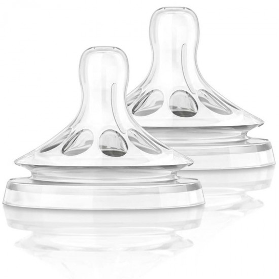 Pachet 2 x Tetina Philips-AVENT SCF656/27 pentru hrana consistenta, 6+