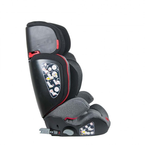 Scaun auto Ferrara cu Isofix Gri Coletto - grupa 15-36 kg