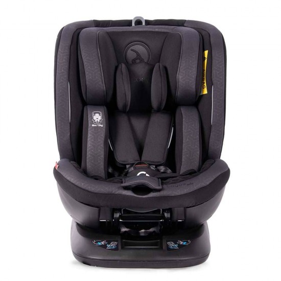 Scaun auto rotativ Rear Facing cu Isofix si centura Top Tether Logos negru 0-36 kg Coletto