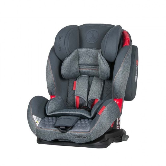 Scaun auto cu Isofix grupa 9-36 kg Grey Vivaro Coletto