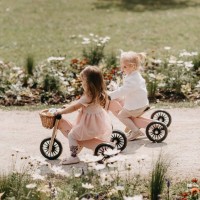 Tricicleta roz fara pedale transformabila Tiny Tot Plus Kinderfeets