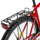Bicicleta City 28 Inch cu frane mecanice V-Brake Velors CSV28/93A, cadru rosu cu design alb Bicicleta City 28 Inch cu frane mecanice V-Brake Velors CSV28/93A, cadru rosu cu design alb