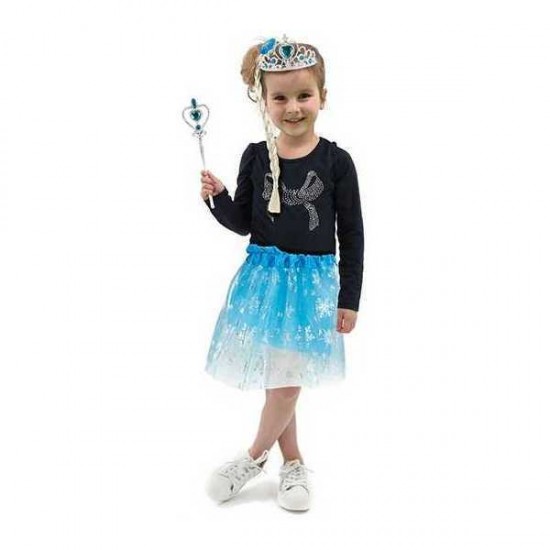 Costum Ice Princess cu Fustita, Diadema si Bagheta magica Toi-Toys