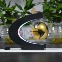 Glob pamantesc levitant in suport LED forma de semicerc Cosmolino MP12854