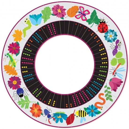 Joc Domino Circular Natura Fiesta Crafts FCT-2928