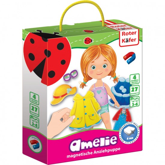 Joc educativ magnetic Amelie Roter Kafer