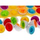 Joc educativ cu 12 oua pentru  invatarea formelor si culorilor