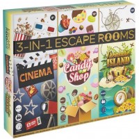 Joc Escape Room 3 in 1 Cinema, Candy Shop si Treasure Island Grafix GR300078
