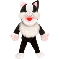 Marioneta de mana Pisica Fiesta Crafts