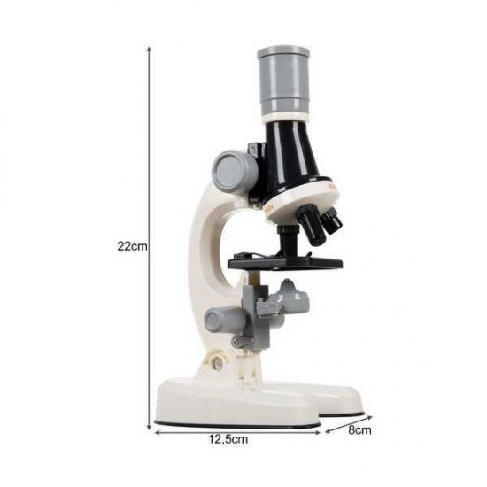 Microscop educativ pentru copii cu 3 functii de marire si accesorii Kruzzel
