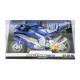 Motocicleta de Curse cu Lumini si Sunete 30 cm Toi-Toys TT29210Z Albastru