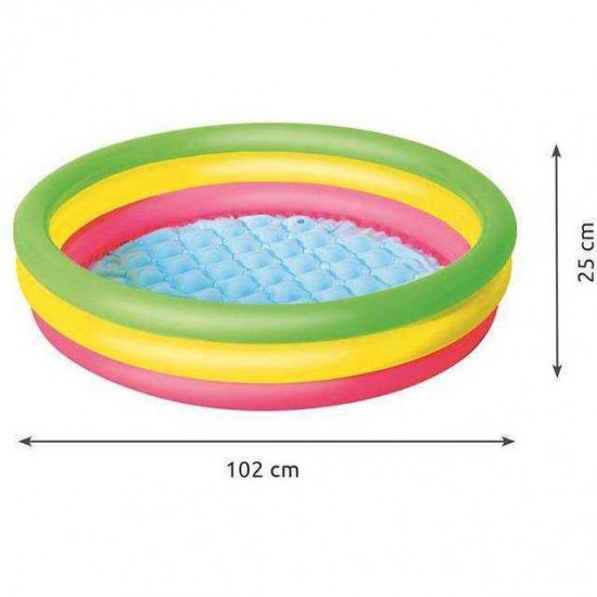 Piscina gonflabila cu 3 inele 102 x 25 cm Bestway MY17893