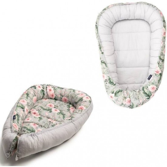 Baby nest cu 2 fete Baby Nest  Womar Zaffiro AN-BN-02 Flowers