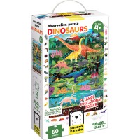 Puzzle Dinozauri 60 piese 48x68cm Banana Panda