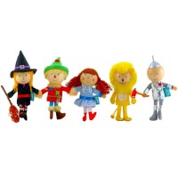 Set 5 marionete pentru deget Vrajitorul din Oz Fiesta Crafts FCT-2379