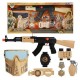 Set militar 8 piese Alfafox ansamblu militar cu sunete Toi-Toys