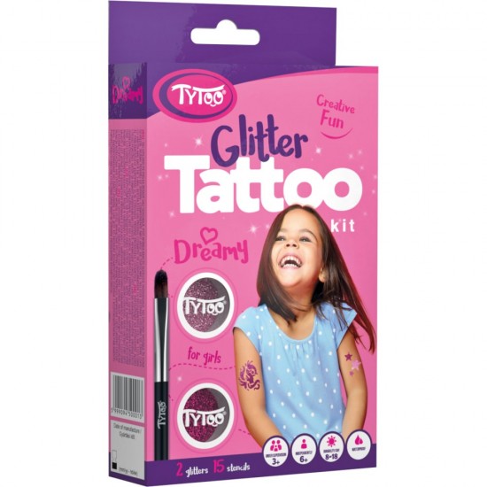 Set tatuaje temporare cu sclipici Dreamy Tytoo 