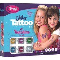 Set tatuaje temporare cu sclipici Funshine Tytoo