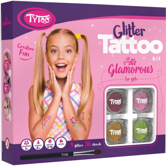 Set tatuaje temporare cu sclipici Glamorous Tytoo