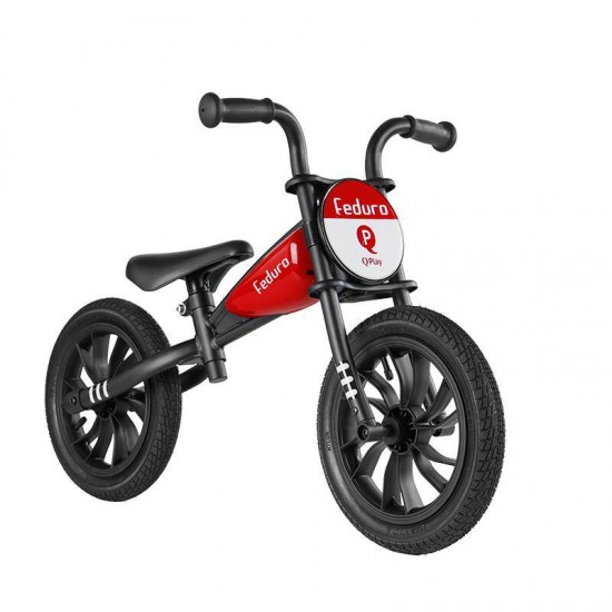 Bicicleta fara pedale Balance Bike QPlay Feduro Rosu