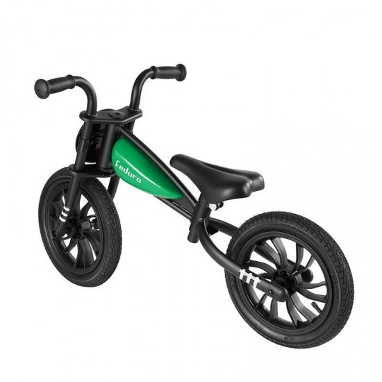 Bicicleta fara pedale Balance Bike QPlay Feduro Verde